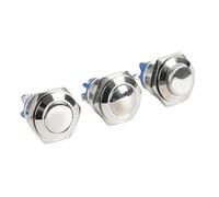 LA155-G 12MM 16mm 19mm 22mm 25MM 12V interrupteur de lumière rotatif démarrage arrêt bouton-poussoir 220v 24v(High head(ScrewType),25MM_SELF-RESET_220 V)
