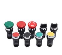 LA38-11 bouton interrupteur 10A 380V bouton arrêt d'urgence 1NO1NC(Reset Red)