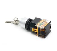 LA38-11Y/2 LA38-20Y/3 Interrupteur à clé rotatif sélecteur 22 mm 2 ou 3 positions 1 NO 1 NC 2 NO 1 pièce(2NC)