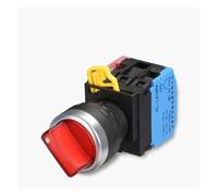 LA38 2 position 1NO /1NC with LED Indicator light 24V 220V Self reset Self-lock 22mm Push Button Switch series NWPNLXEA(Knob-RED,SELF-RESET_24V)