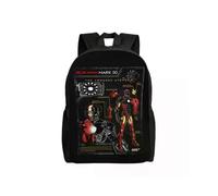 LA392 Iron Man Armored Schematic Backpack for Women Men Water Resistant School College Bag Print Bookbag