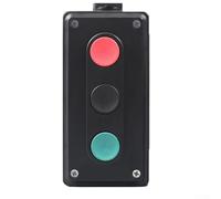 LA4 2H 3H Boîtier de commutateur à bouton-poussoir avec tête de protection IP65 pour applications industrielles de contrôle de puissance (LA4-3H)