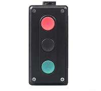 LA4 2H 3H Boîtier de commutation à double bouton poussoir triple pour une utilisation dans les panneaux de commande d'alimentation des machines de production (LA4-3H)