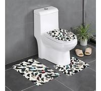 LAABBE Master Bathrooms Lot de 3 tapis de sol antidérapants Motif oiseaux pour un confort ultime