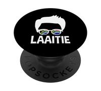 Laaitie Afrique du Sud Garçon Silhouette Wear South African Man PopSockets PopGrip Adhésif