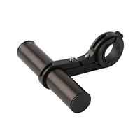 LAANCOO Extenseur de guidon de vélo, extension guidon à vélo en alliage en aluminium, support support barre (noir), extension du, montage