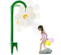 LAANCOO Sprinkler de Tournesol pour Cour, gribouillage de Marguerite Fou à 360 ° Garden Rotatif, Large Couverture Fleur Danse pour l'irrigation à la pelouse, système d'eau Mobile Usage extérieur