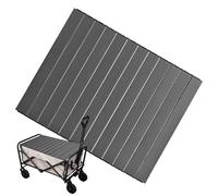 LAANCOO Table de Wagon supérieur en Carbone en Acier Lourd Pliage de Wagon Table Dessus Plateau Portable pour Le Barbecue Pique-Nique Camping, 21, 3x33.8