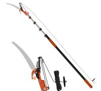 LAANPOLE 6m Scie, Ébrancheur sur Perche Telescopique avec Perche de Extension 1,5-6m, Ébrancheur Manuel pour Jardin