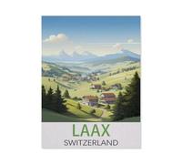 Laax Suisse，Puzzle 1000 Pièces pour Adultes Se Détendre Assembler Jeu Jouets en Papier Cadeau pour Aîné（50x70cm）-HA43