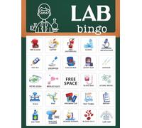Lab bingo: 32 player laboratory game for Science Classrooms, Lab Week Themed Party Games, National Lab Day event