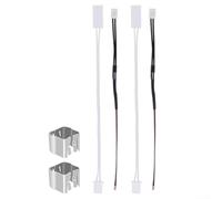 Lab For X1 For X1C Kit de chauffage et de thermistance compatible avec 2 plaques chauffantes 24 V 48 W avec capteurs de thermistance 10-300 C et clips de fixation