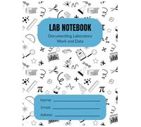 Lab Notebook: Labratory Logbook for Documenting Labratory Work and Data | Chemistry and Biology Notebook for Science | Notebook for Students and Teachers | Logbook for Experiments