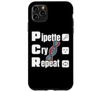 Lab Tech DNA Technicien Biologie moléculaire Pipette Science Coque pour iPhone 11 Pro Max