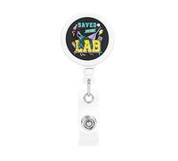 Lab Week 2023 Saved by The Lab Porte-badge rétractable Reel Clip Id Card Holder forNurse Student Office Worker