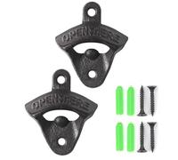 LABABE Lot de 20,3 cm Open Here "en fonte support mural Décapsuleur Look vintage Réplique