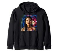 LÁBAN Philippines Motif Floral Sweat à Capuche