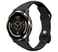 Laband Bracelet de montre de rechange fin en silicone de 22 mm compatible avec Garmin Venu 3/Venu 2/Venu 4 45 mm/Vivoactive 4, bracelet de rechange fin et souple pour Forerunner 570 47 mm/265/255/255
