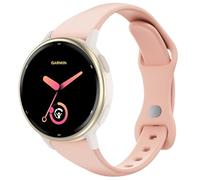 Laband Bracelet de montre fin en silicone compatible avec Garmin Vivoactive 6/5/3/3 Music/Forerunner 570 42 mm/165/55/645/245, bracelet de rechange fin et souple pour Venu/Venu Sq 2 pour homme et