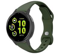 Laband Bracelet de montre fin en silicone compatible avec Garmin Vivoactive 6/5/3/3 Music/Forerunner 570 42 mm/165/55/645/245, bracelet de rechange fin et souple pour Venu/Venu Sq 2 pour homme et