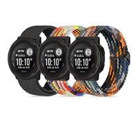 Laband Bracelet en nylon tressé 22 mm compatible avec Garmin Instinct 3 45 mm/Instinct 2 Solar/Instinct, bracelet de sport souple extensible tissé boucle élastique pour Garmin Instinct Tactical/Tide