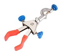 Labasics 2-Griffe Pince de Laboratoire, Robuste 2-Prong Pince de Double Réglable 360 Degrés, Multifonction Pince avec Revêtement en Caoutchouc et Tête Bossée, Swivel Clamp pour Laboratoire
