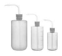 Labasics 3 Paquet 250 ml, 500ml, 1000 ml Flacons de Lavage en Plastique à Squeeze avec LDPE Ouverture Etroite, Bouteille D'arrosage à Presser Squeeze Wash Bottle
