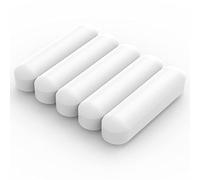 Labasics Barreaux Agitateurs Magnétiques, Bâtonnets de Mélange Revêtus PTFE 30 mm, Agitateur de Laboratoire Blanc pour Mélangeurs, Lot de 5