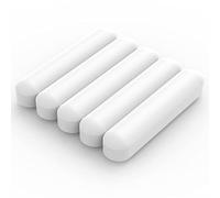 Labasics Barres D'agitation, 40 mm Recouvert de PTFE Barres D'agitation Magnétiques Agitateur de Laboratoire Blanc pour Agitateurs, 5 PK