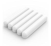 Labasics Barres D'agitation, 50 mm Recouvert de PTFE Barres D'agitation Magnétiques Agitateur de Laboratoire Blanc pour Agitateurs, 5 PK