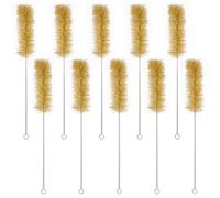 Labasics Brosses pour Tubes à Essai, Lot de 10 Brosses de Nettoyage en Soies pour Tubes à Essai avec Extrémité à Tufs Radiale Adaptées à Une Utilisation en Laboratoire, Taille M
