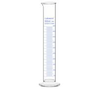 Labasics Cylindre Gradué en Verre Borosilicate de 500 ml, Cylindre de Mesure Robuste pour Utilisation en Laboratoire, 1 Pièce