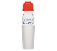 Labasics Distilling Thermomètre Adaptateur, Thermomètre Inlet Adaptateur avec 24/40 Joint Intérieur, 80mm de Hauteur, Thermometer Inlet Adapter pour Appareil de Distillation