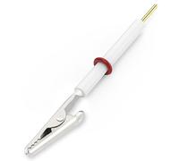 Labasics Électrode Holder, Multi-Fonctionnel Électrode Pinces avec Détachable Acier Inoxydable Gator Pince et PTFE Corps, pour Laboratoire Électrochimique Expériences, 80 mm