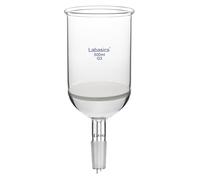 Labasics Filtre Buchner en Verre Borosilicaté avec Frit Fin G3, Joint Conique Standard 24/40, Entonnoir de Laboratoire pour Filtration et Séparation, 500 ml