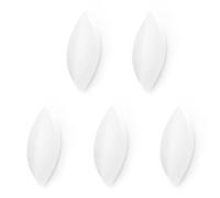 Labasics Lot de 5 Agitateurs Magnétiques, Barres D'agitation Blanches de 50 mm Revêtues de PTFE pour Mixeurs de Laboratoire