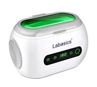 Labasics Nnettoyeur à Ultrasons, Professionnel Compact Multi-usages Ultrasonic Cleaner avec Minuterie Numérique pour Bijoux Lunettes Pièces Montres Prothèses Instruments de Laboratoire, 600 ml