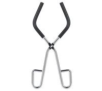 Labasics Pince à Bécher en Acier Inoxydable, Support Résistant à Haute Température avec Design Ouvert, Pince Durable et Résistante à la Chaleur pour Manipuler des Béchers Chauds, 25.5 cm