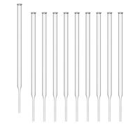 Labasics Pipetas de Vidrio sin Graduación para Laboratorio, Transferencia y Mezcla de Líquidos, para Experimentos Científicos y Aplicaciones de Laboratorio (Paquete de 50), 3ml