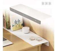 Labasuan Étagère de Rangement sans perçage pour Cuisine et Salle de Bain, idéale pour combler Les espaces Entre Le Plan de Travail et Le Mur. Empêche Les Objets(White,15.75 * 7.87n)