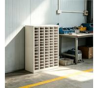 Labasuan Meuble de Rangement pour pièces à 75 tiroirs, Caisson de Rangement en Acier avec tiroirs Amovibles pour vis, boulons et Petits Composants(Clear,75 * 22 * 118CM)