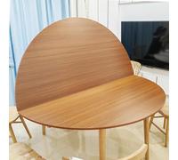 Labasuan Rallonge de Table à Manger Uniquement, Grandes Tables Rondes pour Salon et Cuisine, remplace Les Tables de Banquet. Table Pliante en Bois, Gain de Place(D,1.6m)