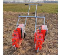 Labasuan Semoir Manuel à Rouleaux pour Jardin, semoir de précision avec 8 Rouleaux de semis, semoir Manuel à Rouleaux avec Roue de Pression, pour Jardin et Exploitation agricole(10 nozzles)