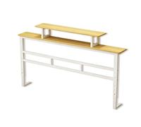 Labasuan Table Console étroite à Double Niveau, réglable en Hauteur, à Placer derrière Un canapé ou Un radiateur. Idéale pour optimiser l'espace derrière Un canapé, Un lit(110cm/43.3in,20cm/7.9in)