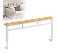 Labasuan Table Console étroite à Hauteur réglable derrière Le canapé, étagère de Rangement autoportante pour Meuble TV, Rangement Fin pour tête de lit, radiateur, Salon, Chambre(80cm/31.5in)