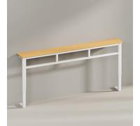 Labasuan Table Console Murale étroite à Hauteur réglable, idéale pour optimiser l'espace derrière Un canapé ou Un radiateur(80cm/31.5in)