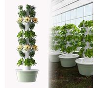 Labasuan Tour de Culture hydroponique Verticale avec Pompe intégrée pour Herbes aromatiques, système de Culture Vertical économe en Eau pour Les passionnés de Jardinage(7 Floor)