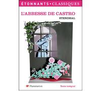 L'Abbesse de Castro - Stendhal - Flammarion - broché - Scolaire / Universitaire