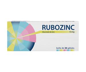 Labcatal Rubozinc Gluconate De Zinc 30 Gélules 15mg