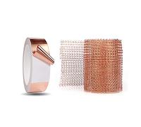 LaBeauté Lot de 2 rubans de cuivre - 30 mm x 30 m - Tissu de cuivre - Film de cuivre - Ruban autocollant - Protection contre les limaces et les escargots - Lutte contre les parasites